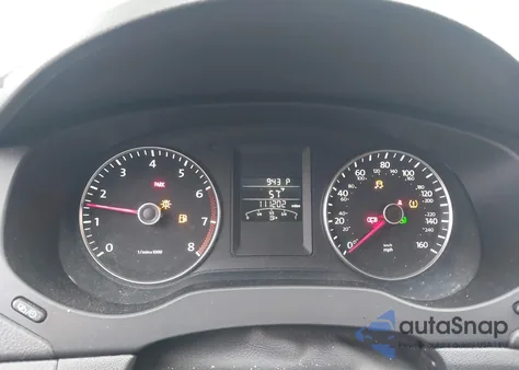 2012 Volkswagen Jetta 2.5L Se из США, поврежденный, VIN 3VWDP7AJ0CM450064